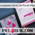 Lengüetas Duras De Rockit Rojo 32